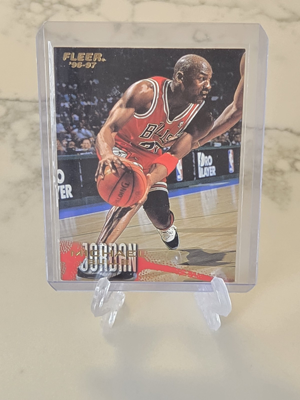 1996-97 FLEER MICHAEL JORDAN # 13 HOF CHICAGO BULLS
