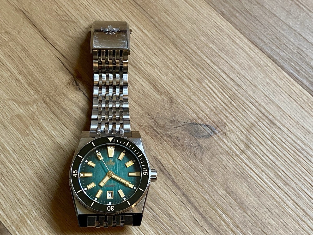 PHOIBOS Narwhal 300M Automatic Diver Watch Green PY037A for sale