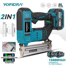 Für Makita 18V Akku Elektro-Nagelpistole Kombi-Nagler/Tacker 2 in 1 F30/422j