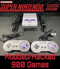 AUTHENTIC Super Nintendo Classic Edition Mini *Mod*Hack* Complete SNES Library!!