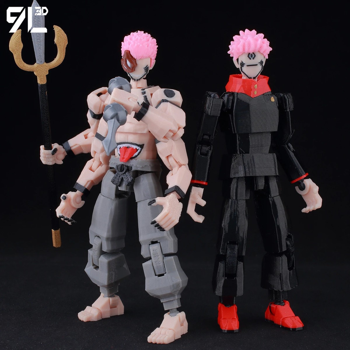 9L3D T13 Jujutsu Kaisen Sukuna Yuji 1/12 LUCKY13 Cursed King