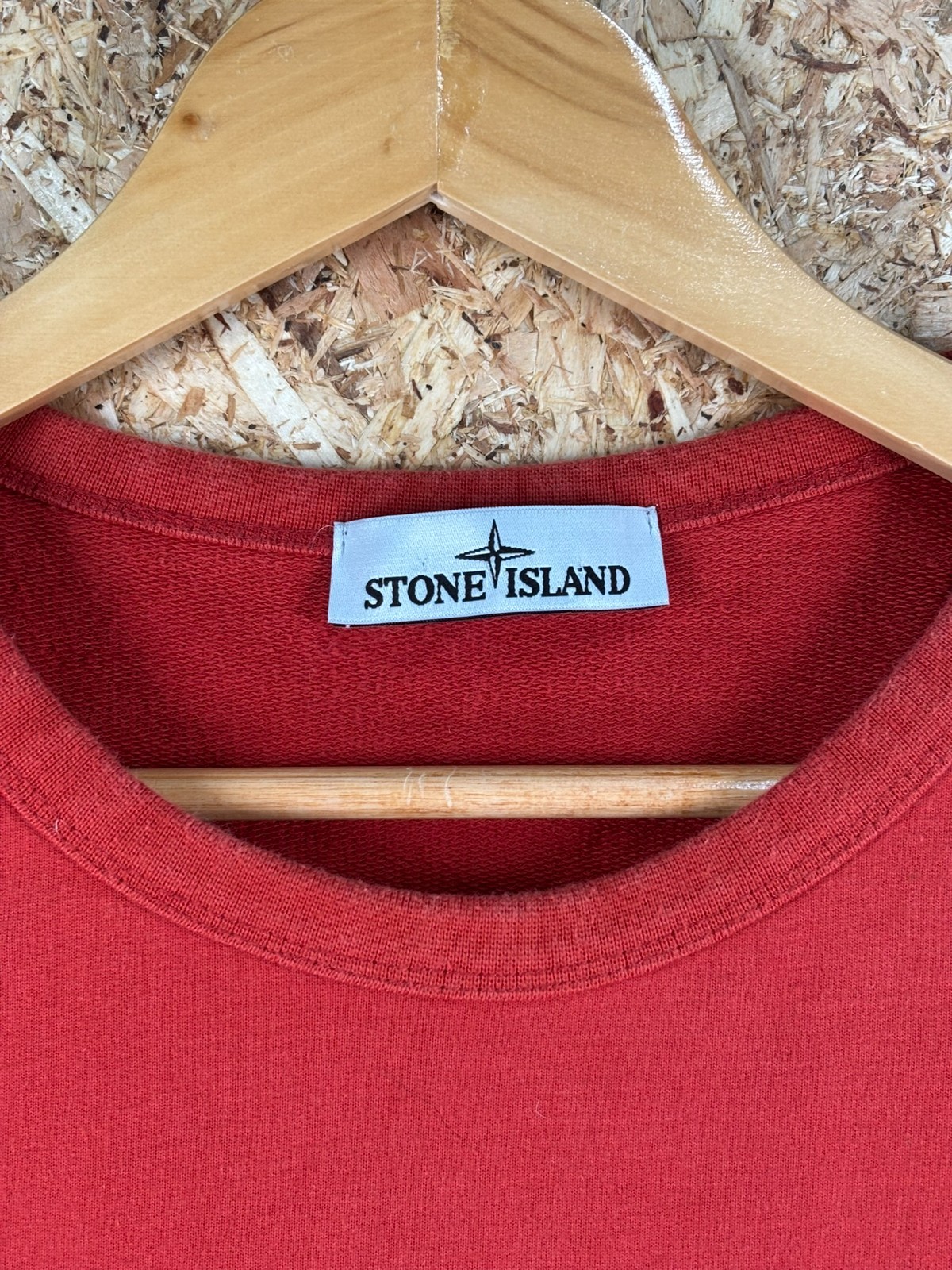 Stone Island Sweatshirt Men's Size Small Burnt Orange Red Pocket Crew No Badge thumbnail 3