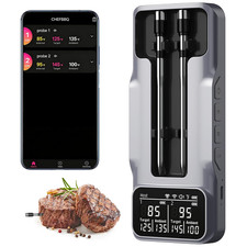 Wireless Meat Thermometer Digital - 800FT Bluetooth Food Thermometer for Cooking