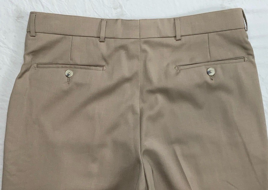 Patrick James Comfort "EZE" Flat Front Super 120s… - image 9