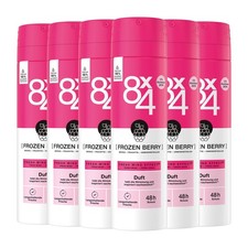8x4 Deo Spray Frozen Berry 6 x 150ml roten Beeren und Kirschblüten 48h Schutz