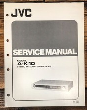 JVC A-K10 Amplifier Service Manual Original 