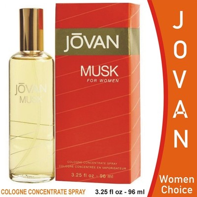 Jovan Musk Cologne Concentrated Spray 3.25 oz For Women by Jovan