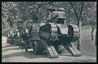 rr Military vehicle Tank WWI ww1 war original old c1915-1925 French postcard