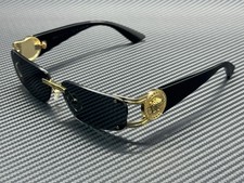 VERSACE VE2291 100287 Gold Dark Grey Men's 59 mm Sunglasses