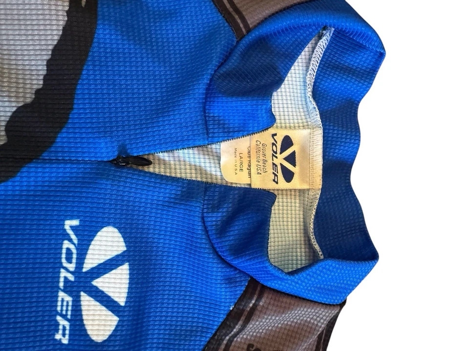 Voler Men’s L 2007 Death Ride Tour Of The California Alps Cycling Jersey USA - Image 4 of 4