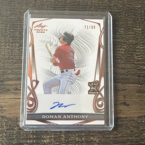 2023 Leaf Trinity Roman Anthony Autograph #BA-RA2 Bronze /99