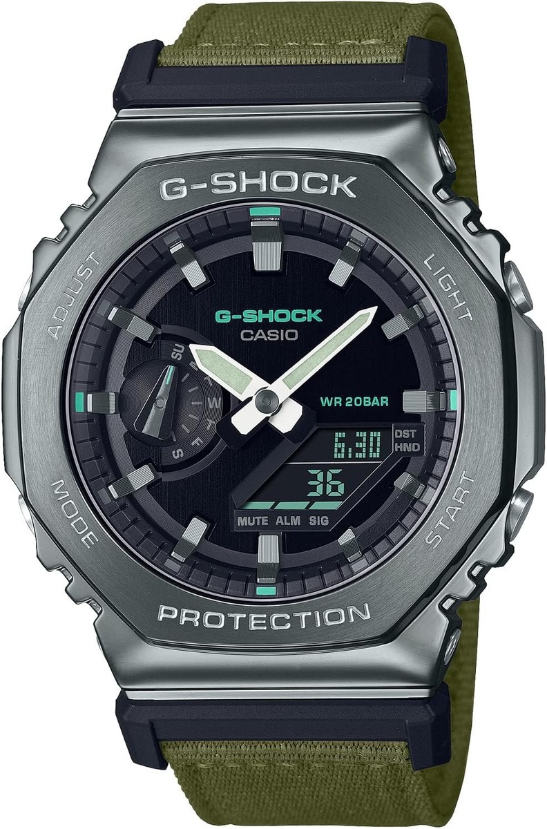Casio Watch G-Shock Metal Covered GM-2100CB-3AJF Men's Green | eBay