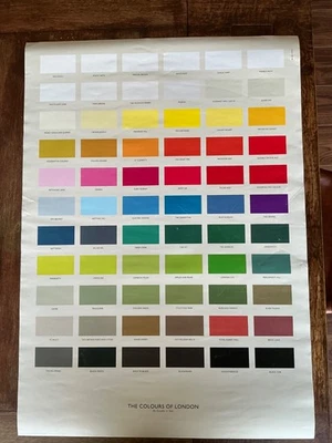 The Colours of London Kunstdruck Tate Wanddeko Poster moderne Grafik - Bild 1 von 4