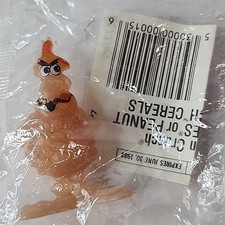 Vintage New Sealed 1986 Cap'n Crunch Soggies Cereal Figure w/ Hat Toy Premium