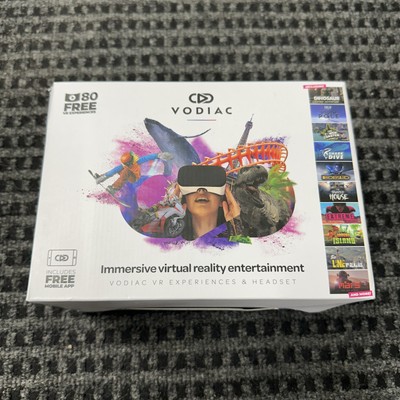 Vodiac VR Headset for Smart Phone with 80 Experiences Virtual Reality