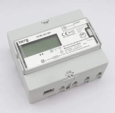 BERG DCMi 462 WP Stromzähler 4-Leiter Messwandlerzähler Wirkenergie 6A mit M-BUS - Bild 1 von 4