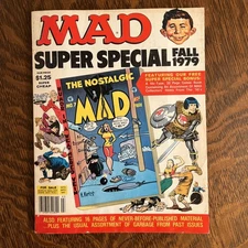 MAD Super Special Fall 1979 With Bonus Nostalgic #7 Comic Book Magazine Unfolded