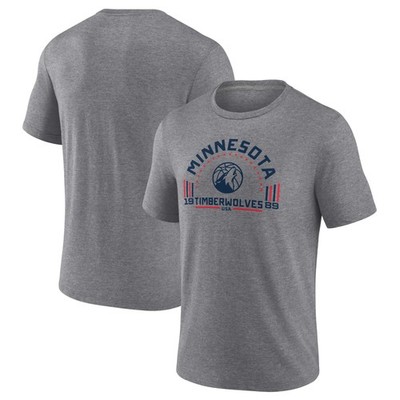 Men's Gray Minnesota Timberwolves Team Freedom Tri-Blend T-Shirt