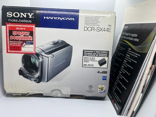 SONY Handycam DCR-SX44 Camcorder SD/Memory Stick 60xOptical Zoom w/Box - Picture 11 of 14