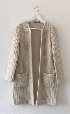 Strickmantel Strickjacke Schwarz WeiÃƒÂŸ Meliert Hallhuber