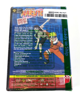 DVD Naruto Season One Two Three 1 2 3 Box Set Brand New Factory