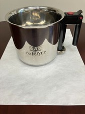 Vintage De Buyer 1.5L / 6 Cup Bain-Marie Double Boiler Stainless Pot Sauce Pan