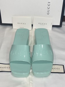 gucci green slides