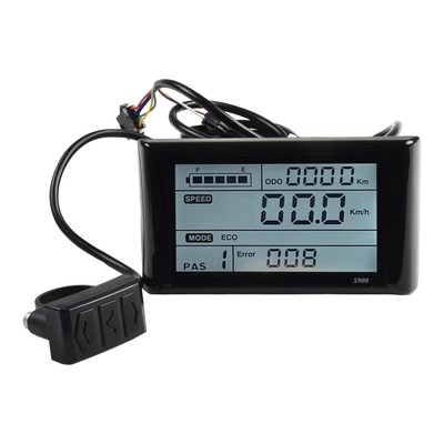 Kontrolle Pane LCD Display Meter 1PC 24V36V48V60V72V ABS Elektrofahrrad