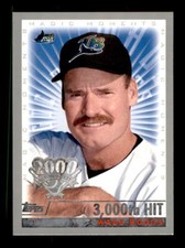 2000 Baseball Topps Wade Boggs Tampa Bay Devil Rays #108 OD- 3000 Hit 2