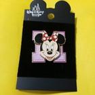 Disney Pin 40263 Block Letters - Minnie Mouse 'M'