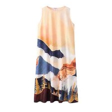 Summer Long Dress 2022 Elegant Robe Dress Party Sleeveless Dresses Women Casual 