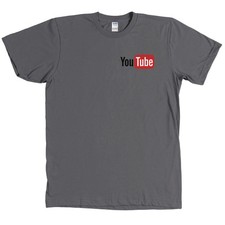 YouTube Chest Logo T Shirt You Tube Tee MANY COLORS - NEW WITH TAGS