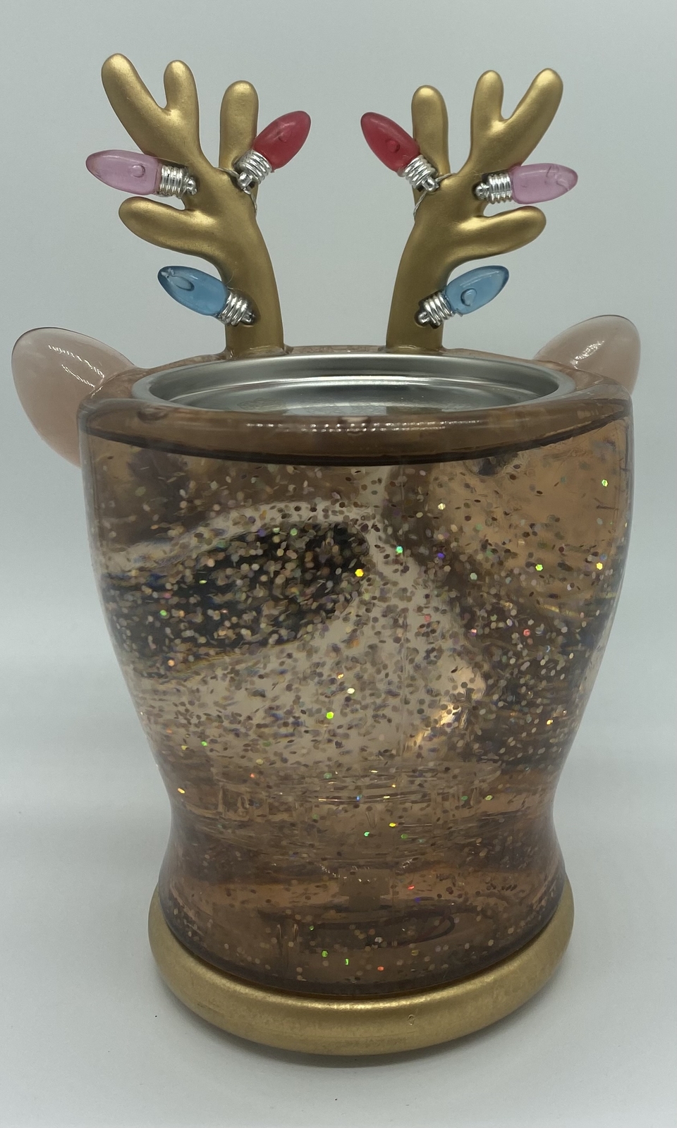 Bath and Body Works Christmas Light Up Water Globe Reindeer Candle ...