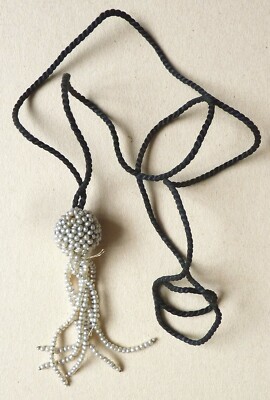 Collier Perles Fines Ancien - Pendentif Art Déco Vers 1920 - Bijou Vintage