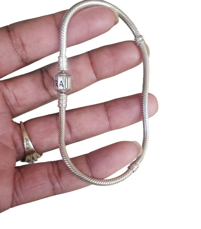 Pulsera Pandora Momentos Dije Con 7 Dijes Rosa Plata de Ley Foto 2 de 4