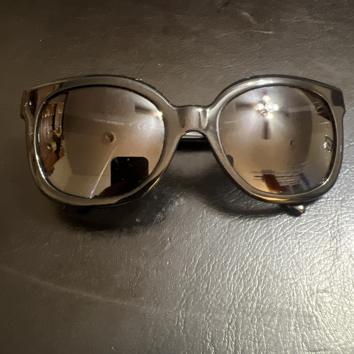 Tory Burch Black and Silver Sunglasses Sunglasses Tory Burch TY7223U | Free Shipping | Glasses.com® main image 3