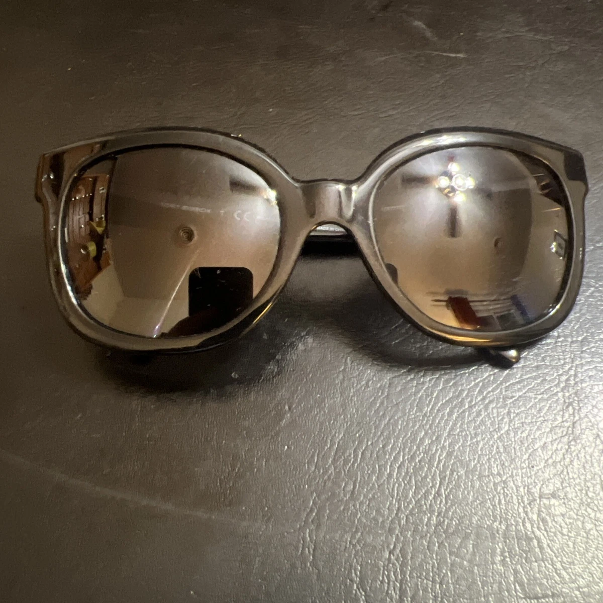 Tory Burch Round Polarized Sunglasses TY9029 with case and cloth Tory Burch TY7198U M (54 - 17) with Grey lenses and Blue  main image 4