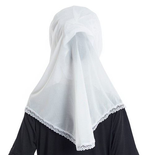 Instant Girls Kids Hijab One Piece Amira Turban Shawls Headwrap Islamic Scarves - Picture 4 of 68