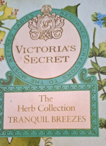 Victoria’s Secret The Herb Collection Tranquil Breezes Scented Drawer Sachet VTG - Picture 4 of 6