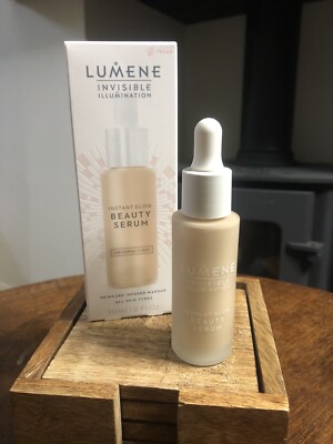 LUMENE INVISIBLE ILLUMINATION GLOW BEAUTY SERUM UNIV LIGHT 30ML UVP 34,50£ Vegan