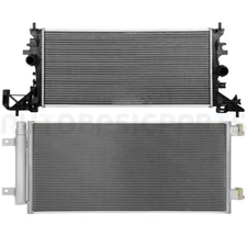 Aluminum Radiator & AC Condenser Cooling Kit For 2016-2018 2019 Chevrolet Cruze