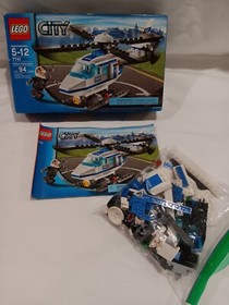 LEGO 7741 CITY: Police Helicopter 100% Complete w/ Book and Box