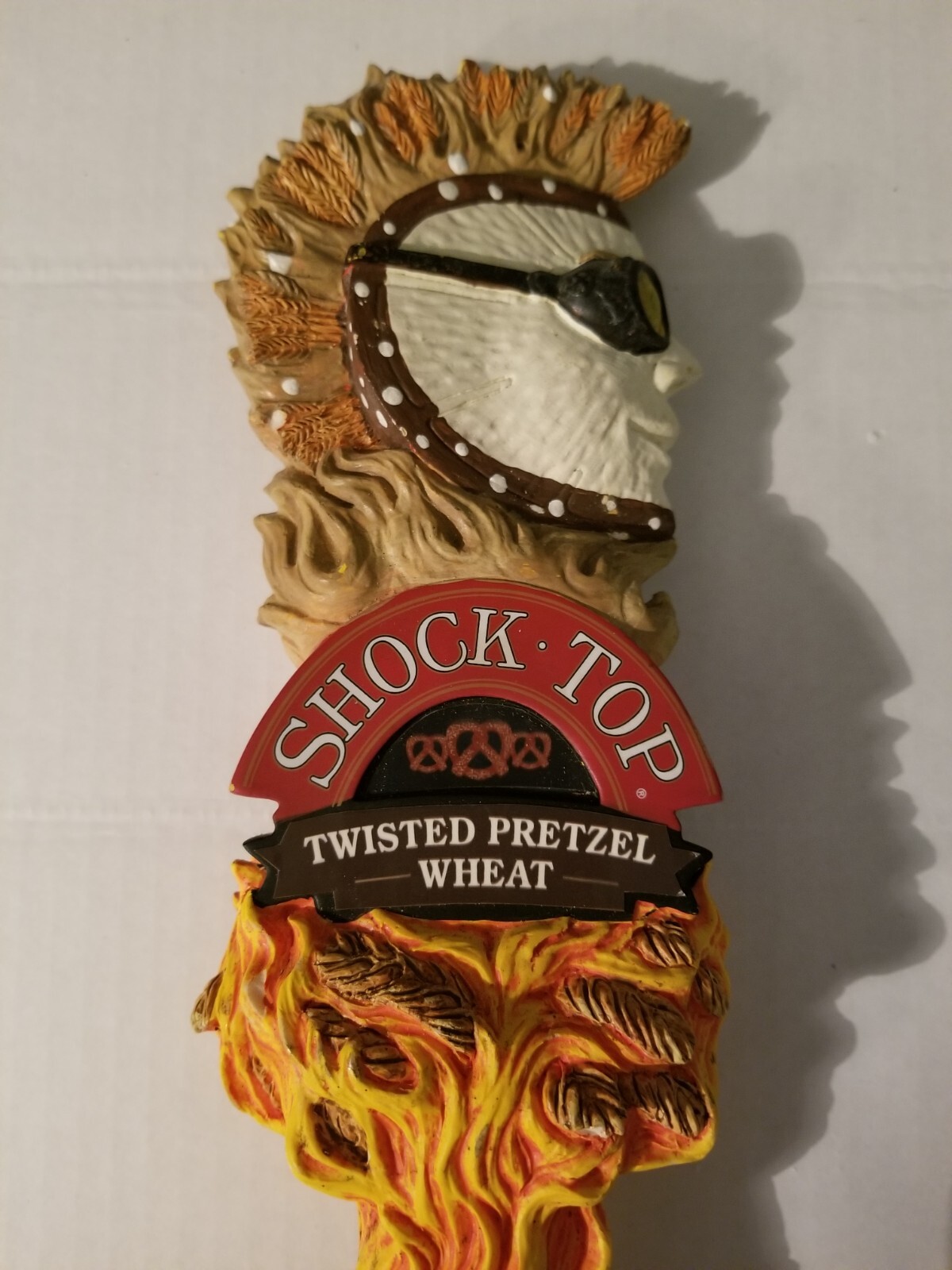 Shock Top Twisted Pretzel Wheat beer tap handle eBay