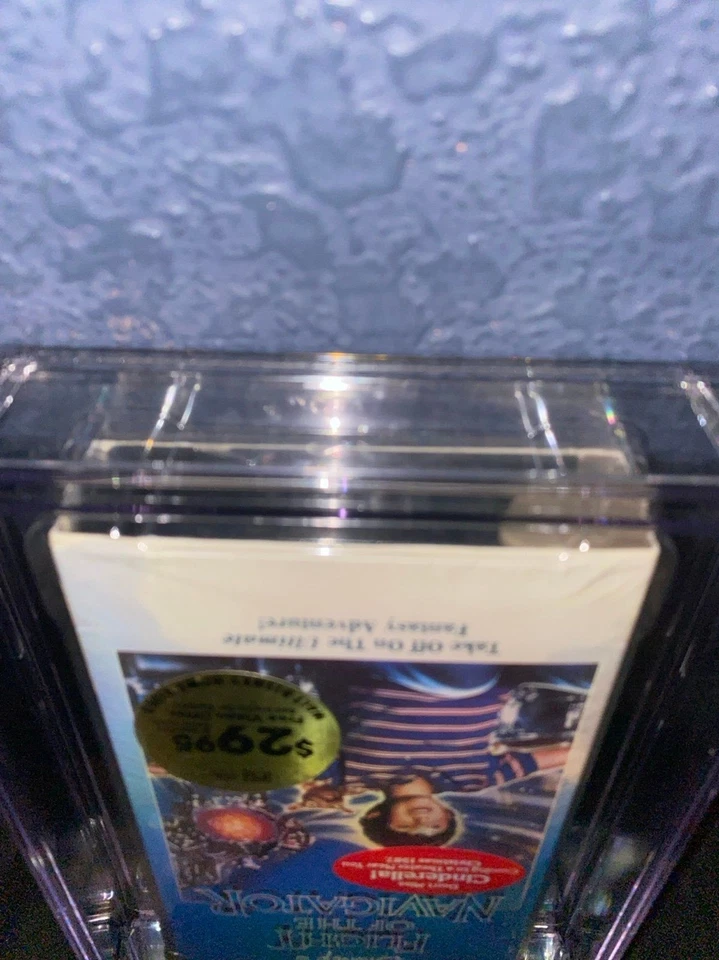 Flight of the Navigator VHS 1986 Complete in Box Disney First Release CGC 9.2 - Image 3 of 3