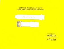 Authentic Invicta Bolt 14777 White Silicone 20mm Watch Band
