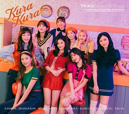 TWICE KURA KURA LIMITED EDITION CD A B REGULAR CARD STICKER SHEET