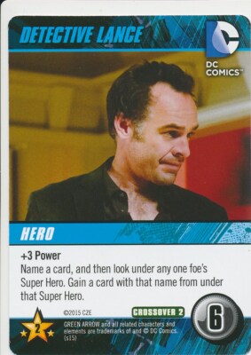 DETECTIVE LANCE DC Comics Deck Building Game ARROW