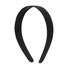 Motique Accessories Black 1 Inch Plastic Hard Headband with Teeth Head band