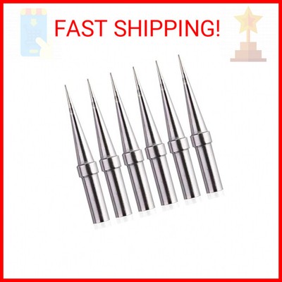 6pcs Replacement Tips Weller ET Soldering Iron Tips for WES51/50,WESD51,WE1010NA