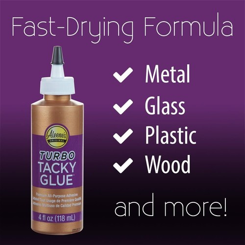 29682 All Purpose Turbo Tacky Glue, 4-Ounce - Picture 5 of 5
